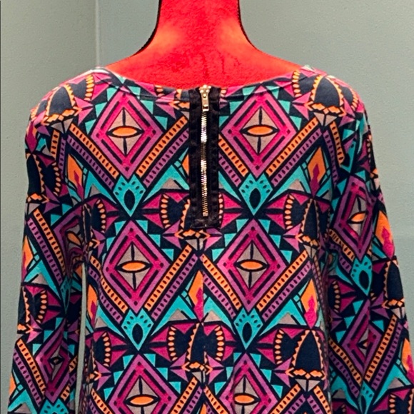 Colorful Geometric Pattern Dress - Picture 6 of 15